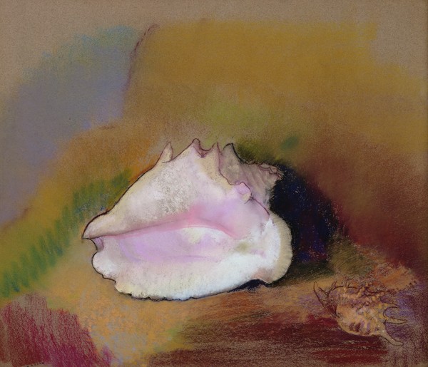 Odilon Redon, The Shell, 1912 (pastel on paper)