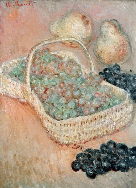 Claude Monet, The Basket of Grapes, 1884 (oil on canvas)