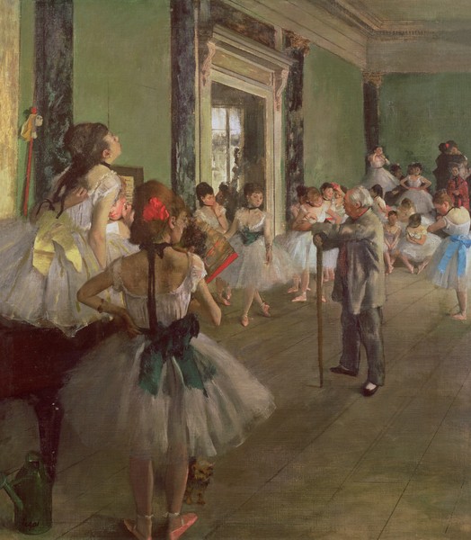 Edgar Degas, The Dancing Class, c.1873-76 (oil on canvas)