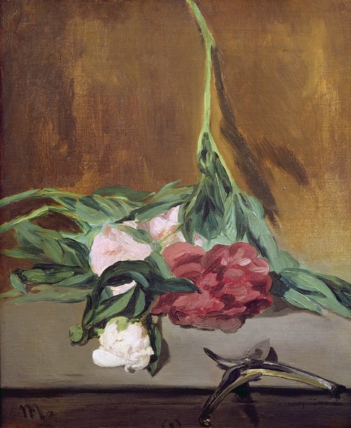 Edouard Manet, Stem of Peonies and Secateurs, c.1864 (oil on canvas)