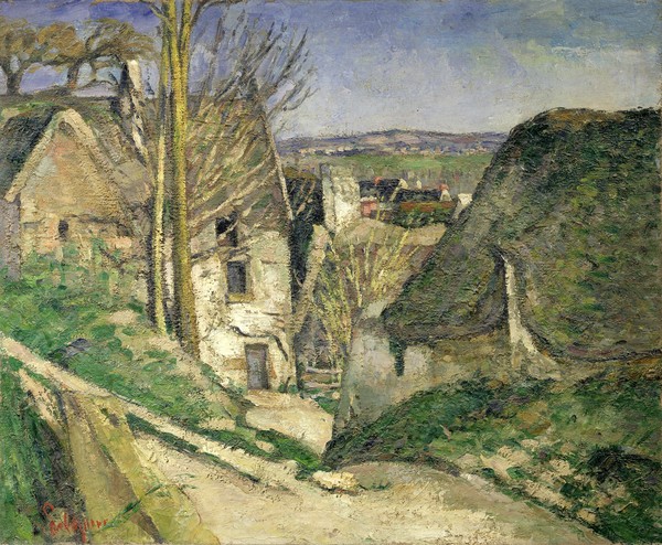 Paul Cézanne, The House of the Hanged Man, Auvers-sur-Oise, 1873 (oil on canvas) (for details see 67878 & 67879)