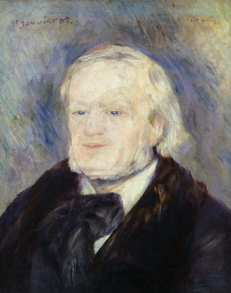 Pierre-Auguste Renoir, Portrait of Richard Wagner (1813-83) 1882 (oil on canvas)