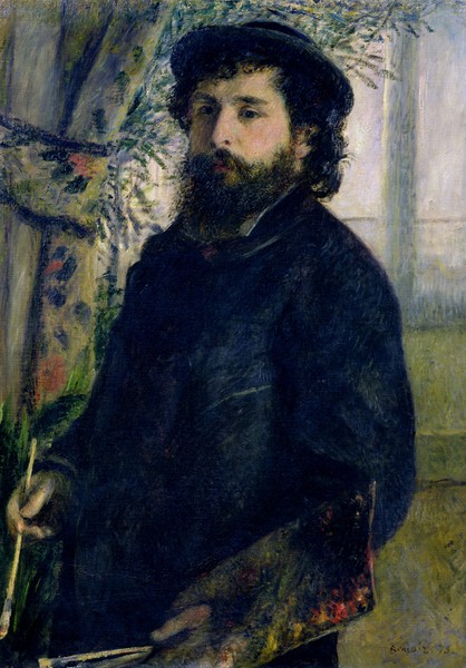 Pierre-Auguste Renoir, Portrait of Claude Monet (1840-1926) 1875 (oil on canvas)