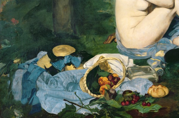 Edouard Manet, Dejeuner sur l'Herbe, 1863 (oil on canvas) (see also 65761) (detail of 2310)