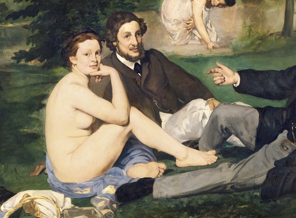 Edouard Manet, Dejeuner sur l'Herbe, 1863 (oil on canvas) (see also 65761) (detail of 2310)