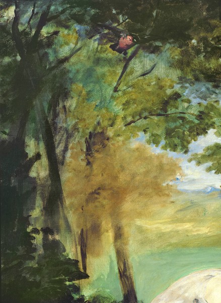 Edouard Manet, Dejeuner sur l'Herbe, 1863 (oil on canvas) (see also 65761) (detail of 2310)