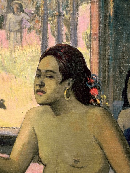 Paul Gauguin, Eiaha Ohipa or Tahitians in a Room, 1896 (oil on canvas) (detail of 47617)