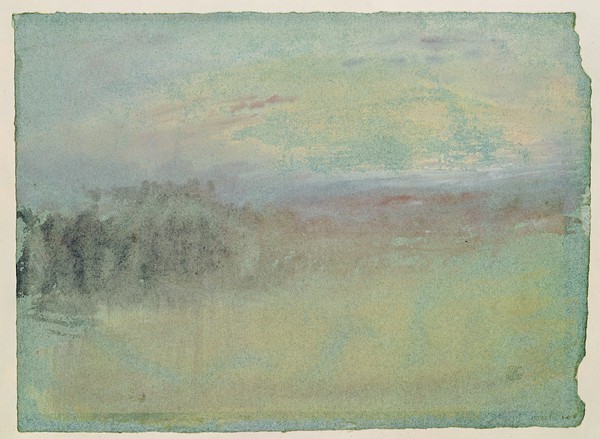 Joseph Mallord William Turner, Coastal scene. c.1830 (w/c on paper)