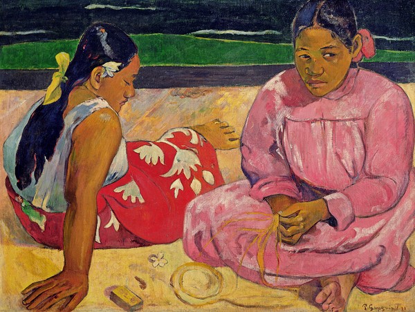 Paul Gauguin, Women of Tahiti, On the Beach, 1891 (oil on canvas)