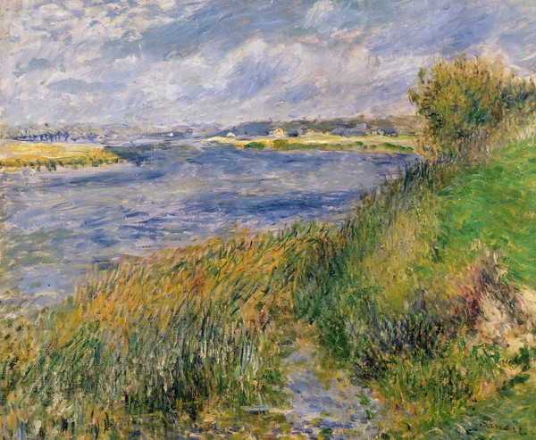 Pierre-Auguste Renoir, The Banks of the Seine, Champrosay, 1876 (oil on canvas)