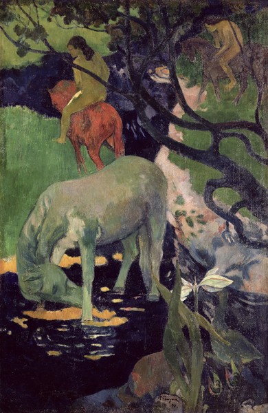 Paul Gauguin, The White Horse, 1898 (oil on canvas)