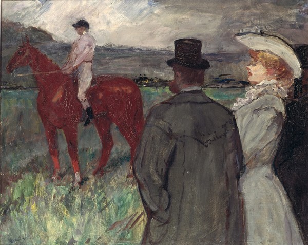 Henri de Toulouse-Lautrec, At the Racecourse, 1899 (oil on canvas)