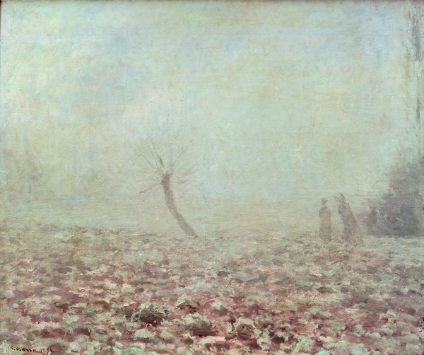 Camille Pissarro, Landscape, 1874 (oil on canvas)