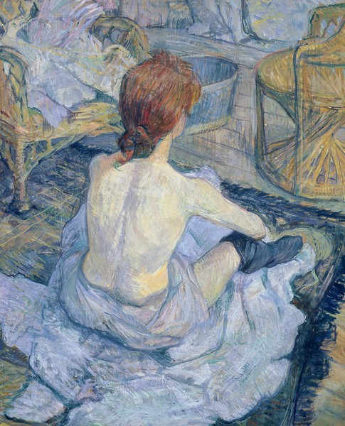 Henri de Toulouse-Lautrec, Woman at her Toilet, 1896 (oil on cardboard) (see 146949)
