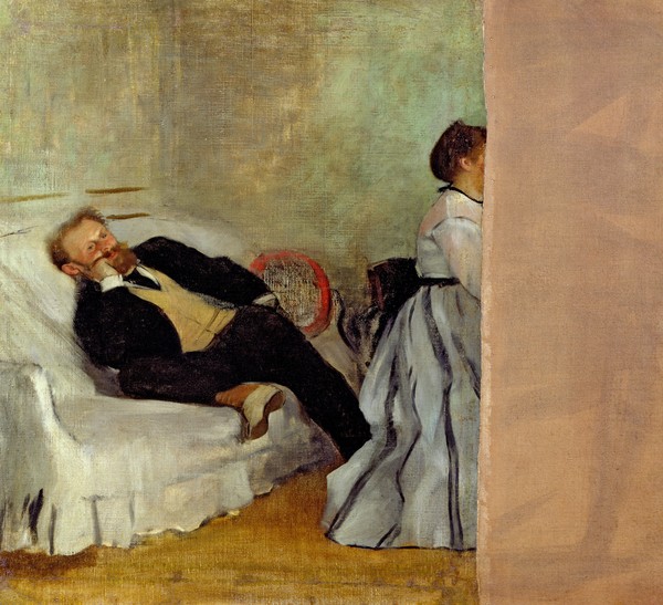 Edgar Degas, Monsieur and Madame Edouard Manet, 1868-69 (oil on canvas)
