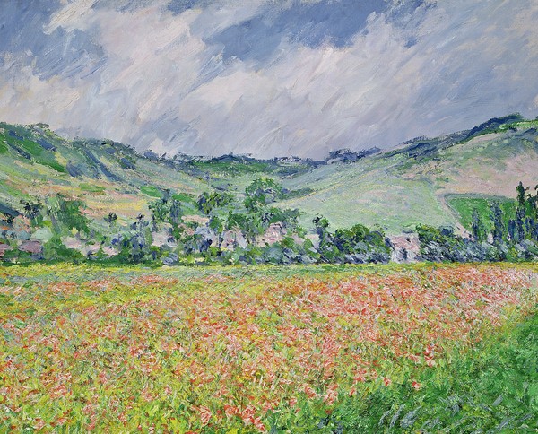 Claude Monet, The Poppy Field near Giverny, 1885 (oil on canvas)