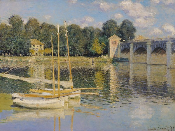 Claude Monet, The Bridge at Argenteuil, 1874 (oil on canvas)