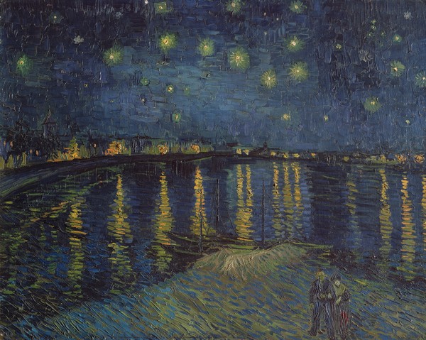 Vincent van Gogh, Starry Night over the Rhone, 1888 (oil on canvas)