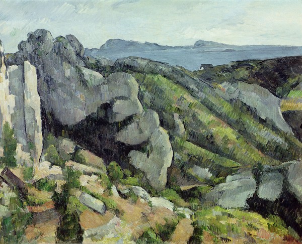 Paul Cézanne, Rocks at L'Estaque, 1879-82 (oil on canvas)