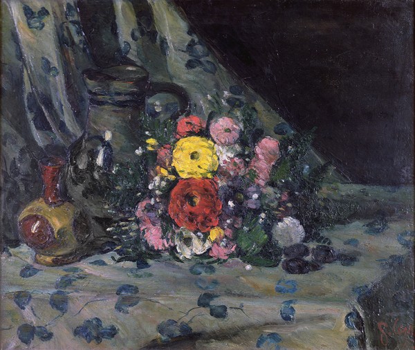 Paul Cézanne, Bouquet of Yellow Dahlias, c.1873 (oil on canvas)