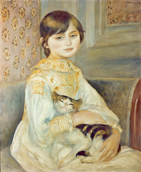 Pierre-Auguste Renoir, Julie Manet with Cat, 1887 (oil on canvas)