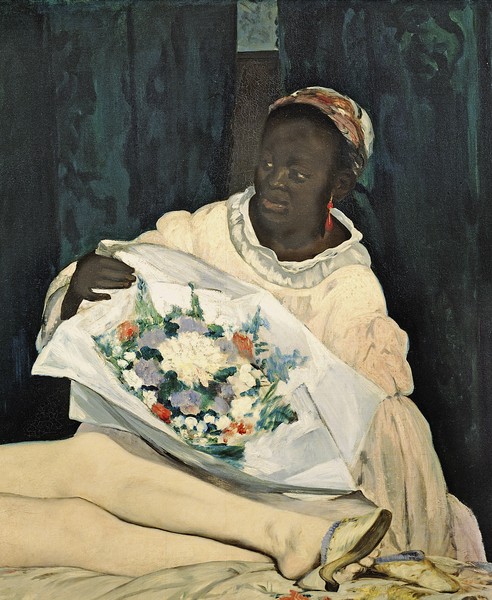 Edouard Manet, Olympia, 1863 (oil on canvas) (detail of 64183)