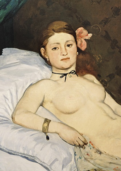 Edouard Manet, Olympia, 1863 (oil on canvas) (detail of 64183)