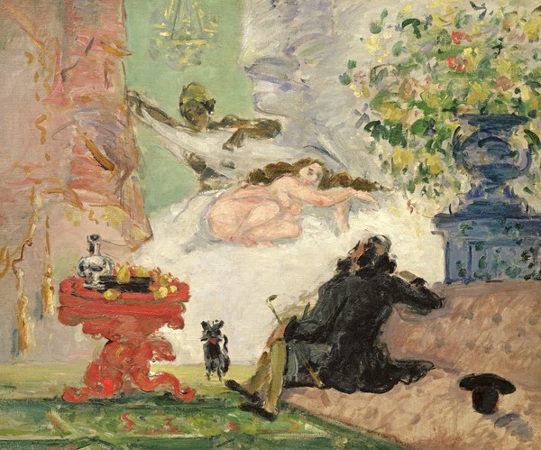 Paul Cézanne, A Modern Olympia, 1873-74 (oil on canvas)