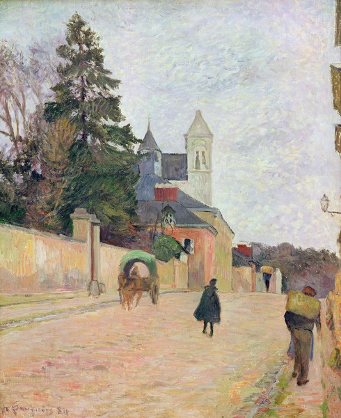 Paul Gauguin, A Village Road, 1884 (oil on canvas)