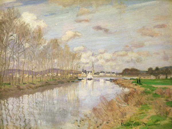 Claude Monet, The Yacht at Argenteuil, 1875 (oil on canvas)