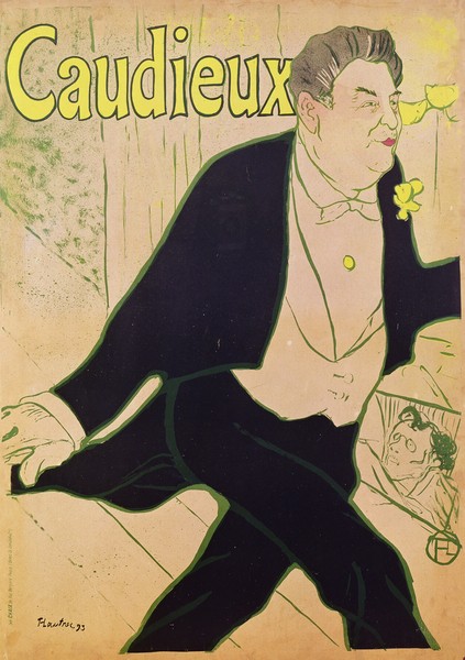Henri de Toulouse-Lautrec, Caudieux (poster), 1893 (colour lithograph)