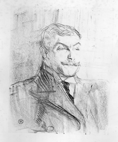Henri de Toulouse-Lautrec, Lucien Guitry, 1898 (litho)