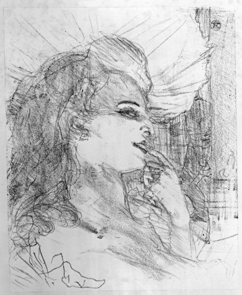 Henri de Toulouse-Lautrec, Anna Held, 1898 (litho)