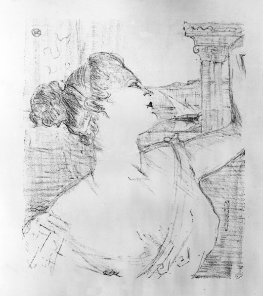 Henri de Toulouse-Lautrec, Sibyl Sanderson, 1898 (litho)
