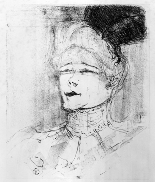 Henri de Toulouse-Lautrec, Jeanne Granier, 1898 (litho)