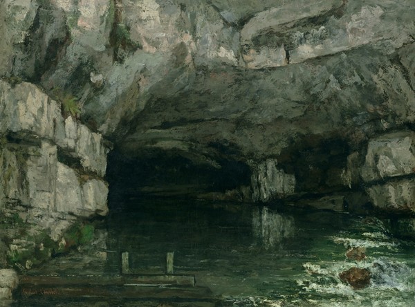 Gustave Courbet, The Grotto of the Loue, 1864 (oil on canvas)