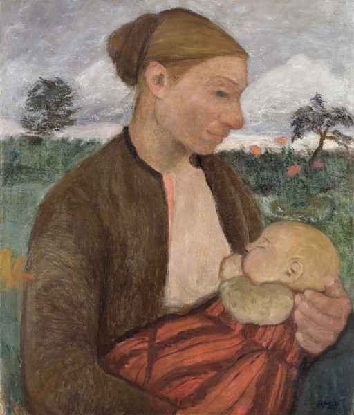 Paula Modersohn-Becker, Mother and Child, 1903 (oil on canvas)