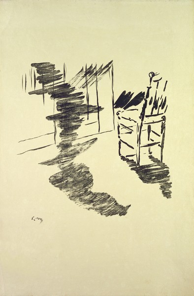 Edouard Manet, Illustration for 'The Raven', by Edgar Allen Poe, 1875 (litho)