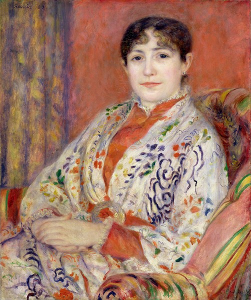 Pierre-Auguste Renoir, Madame Heriot, 1882 (oil on canvas)