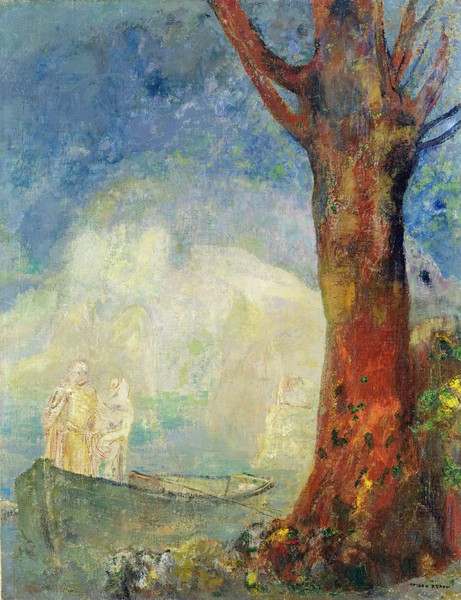 Odilon Redon, The Barque, c.1900 (oil on canvas)