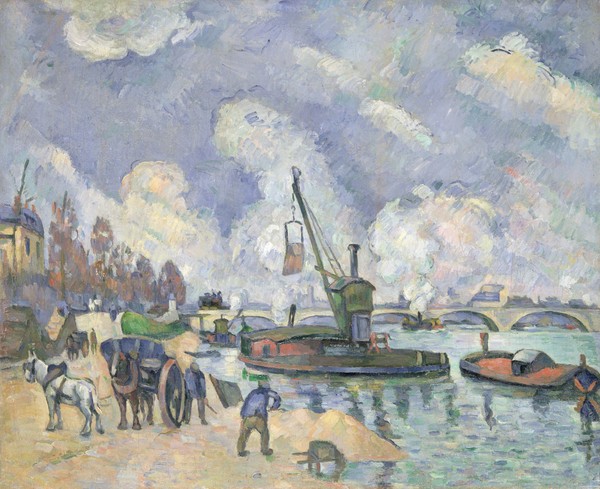 Paul Cézanne, Quai de Bercy, Paris, 1873-75 (oil on canvas)