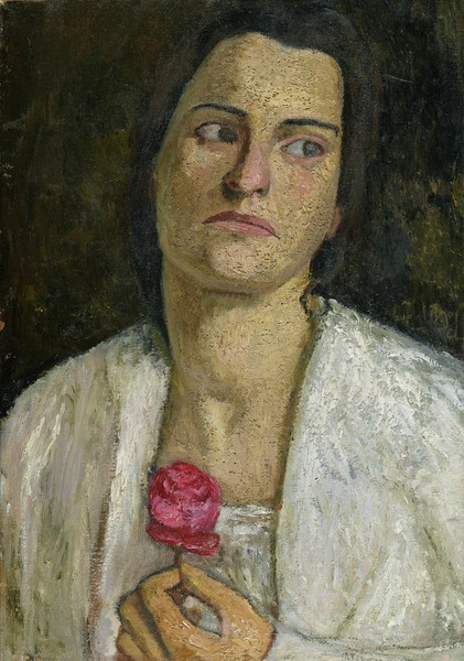Paula Modersohn-Becker, The Sculptress Clara Rilke-Westhoff (1878-1954) 1905 (oil on canvas)