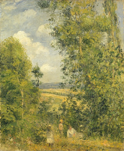 Camille Pissarro, A Rest in the Meadow, 1878 (oil on canvas)