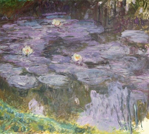 Claude Monet, Waterlilies, 1917 (oil on canvas)