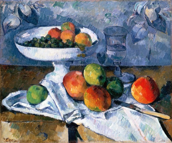 Paul Cézanne, Still Life with Fruit Dish, 1879-80 (oil on canvas)