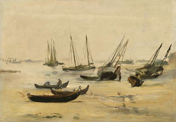 Edouard Manet, Beach, Low Tide c.1873 (oil on canvas)