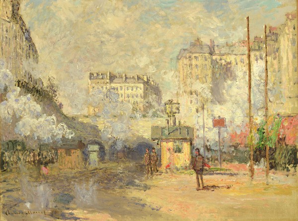Claude Monet, Gare Saint Lazare, 1877 (oil on canvas)