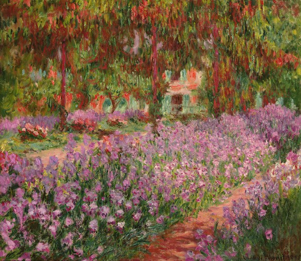 Claude Monet, The Garden at Giverny, 1900 (oil on canvas)