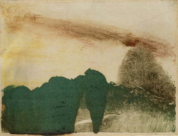 Edgar Degas, Forest in the Mountains, c.1890 (monotype on paper)