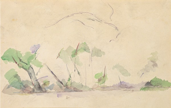 Paul Cézanne, Mont Sainte-Victoire (w/c on paper)